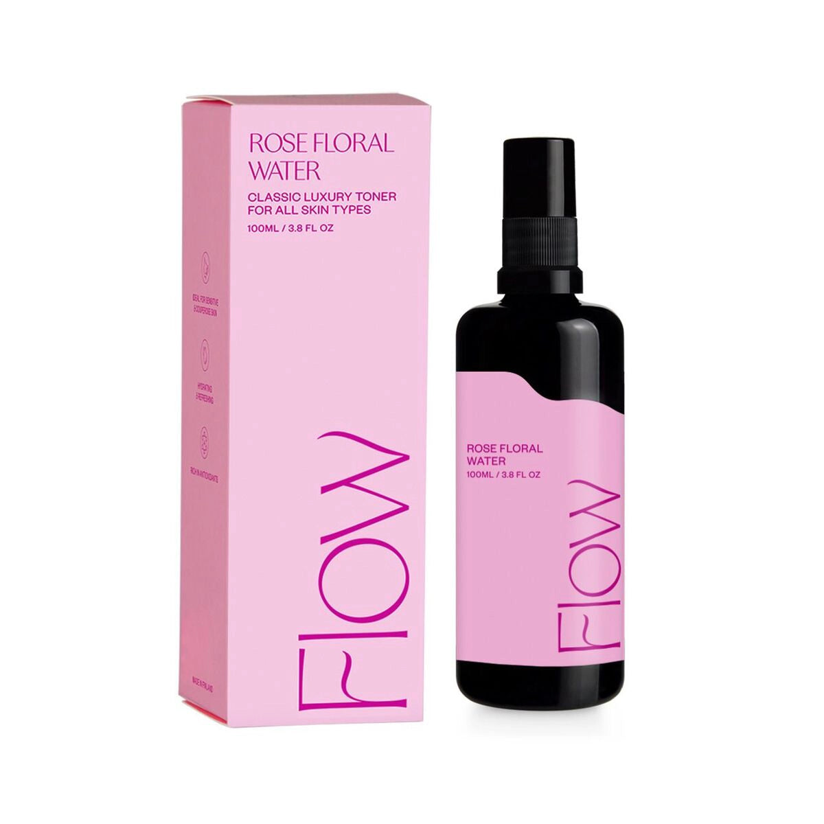 Flow Cosmetics Rose Floral Water 100ml